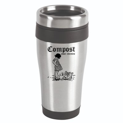 Compost Your Enemies 16oz Travel Tumbler