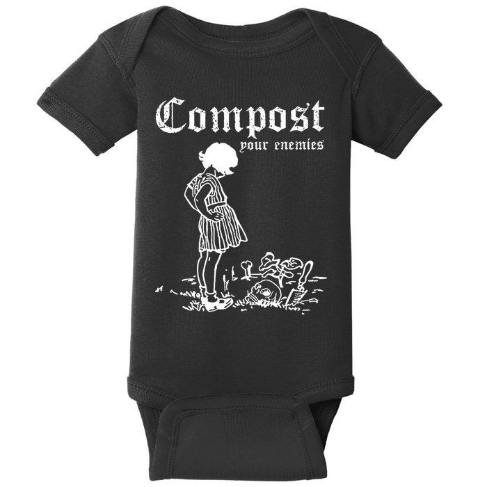 Compost Your Enemies Baby Bodysuit