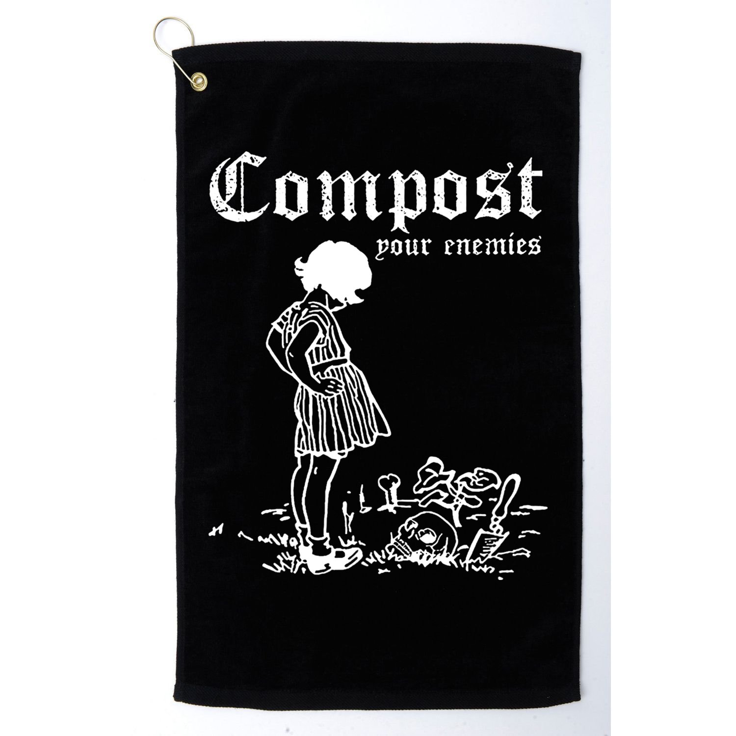 Compost Your Enemies Golf Towel
