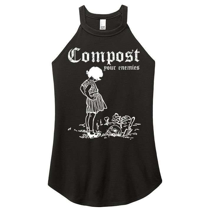 Compost Your Enemies Women's Perfect Tri Rocker Tank