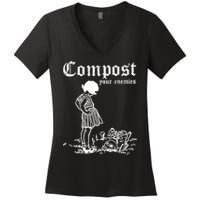 Compost Your Enemies Women's V-Neck T-Shirt