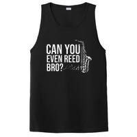 Can You Even Reed Bro Funny Saxophone PosiCharge Competitor Tank