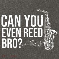 Can You Even Reed Bro Funny Saxophone Cotton Canvas Backpack