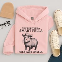 Capybara YouRe Either A Smart Fella Or A Fart Smella Hoodie