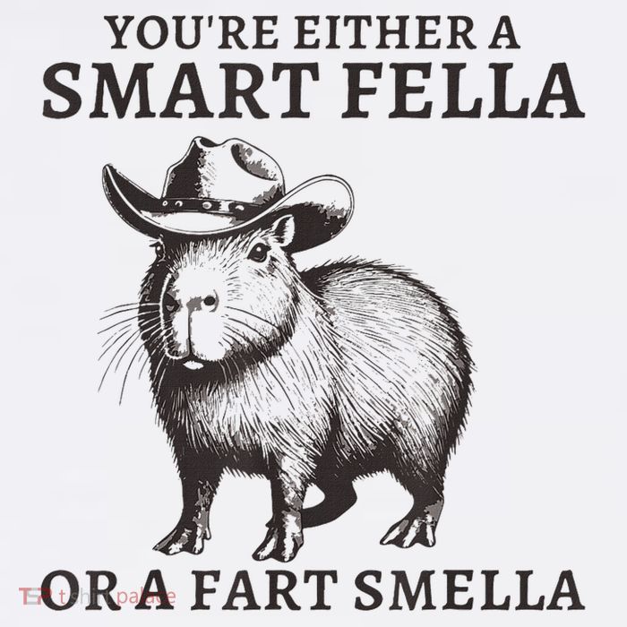 Capybara YouRe Either A Smart Fella Or A Fart Smella Cool Comfort Performance Bucket Hat