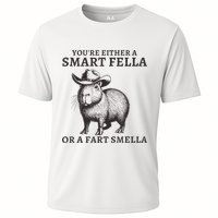 Capybara YouRe Either A Smart Fella Or A Fart Smella Performance Shirt