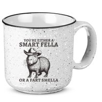 Capybara YouRe Either A Smart Fella Or A Fart Smella 15oz Campfire Ceramic Mug