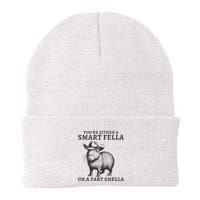 Capybara YouRe Either A Smart Fella Or A Fart Smella Beanie