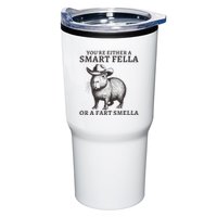 Capybara YouRe Either A Smart Fella Or A Fart Smella Tumbler