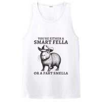 Capybara YouRe Either A Smart Fella Or A Fart Smella PosiCharge Competitor Tank
