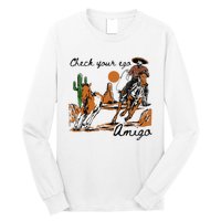 Check Your Ego Amigo Western Vintage Western Cowboy Long Sleeve Shirt