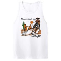 Check Your Ego Amigo Western Vintage Western Cowboy PosiCharge Competitor Tank