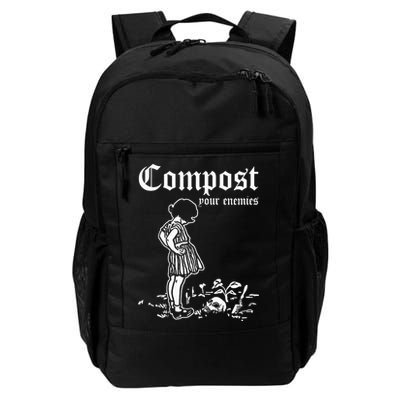 Compost Your Enemies Vintage Dark Backpack