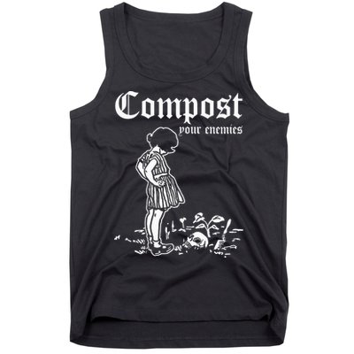 Compost Your Enemies Vintage Dark Tank Top