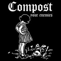 Compost Your Enemies Vintage Dark Women's V-Neck T-Shirt