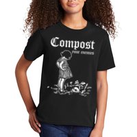 Compost Your Enemies Vintage Dark Kids T-Shirt