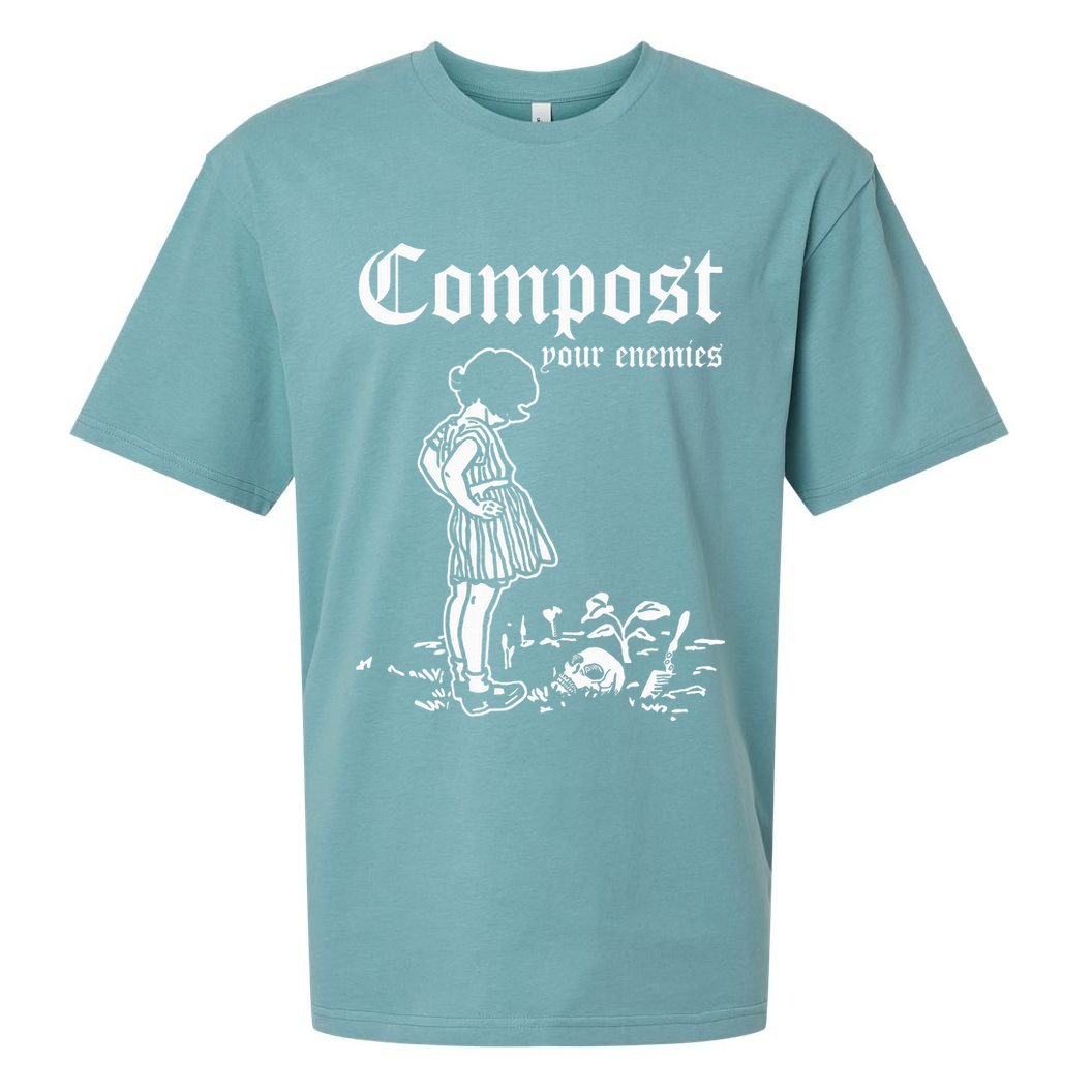 Compost Your Enemies Vintage Dark Sueded Cloud Jersey T-Shirt
