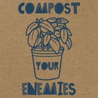 Compost Your Enemies Cotton Canvas Backpack