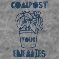 Compost Your Enemies 7-Panel Snapback Hat