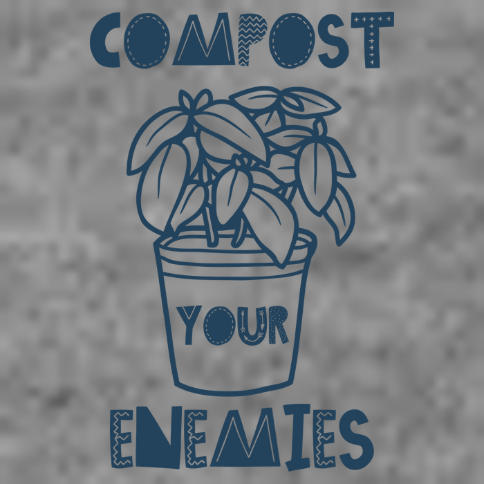 Compost Your Enemies 7-Panel Snapback Hat