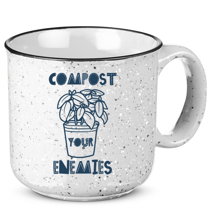 Compost Your Enemies 15oz Campfire Ceramic Mug