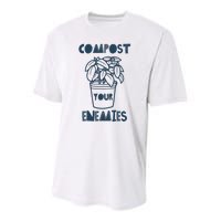 Compost Your Enemies Youth Performance Sprint T-Shirt