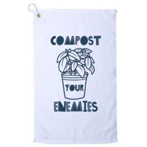 Compost Your Enemies Platinum Collection Golf Towel