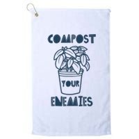 Compost Your Enemies Platinum Collection Golf Towel