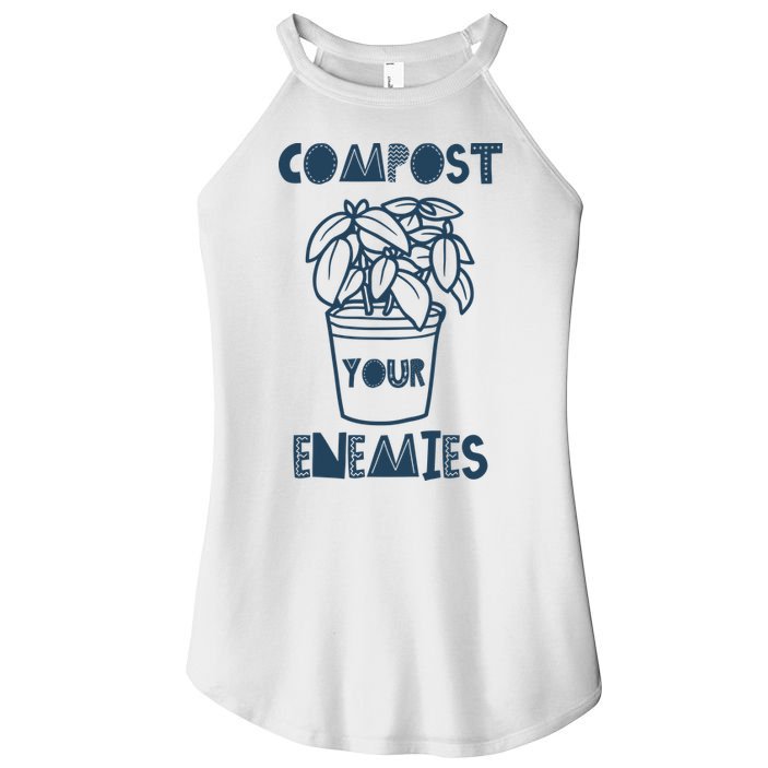 Compost Your Enemies Women's Perfect Tri Rocker Tank