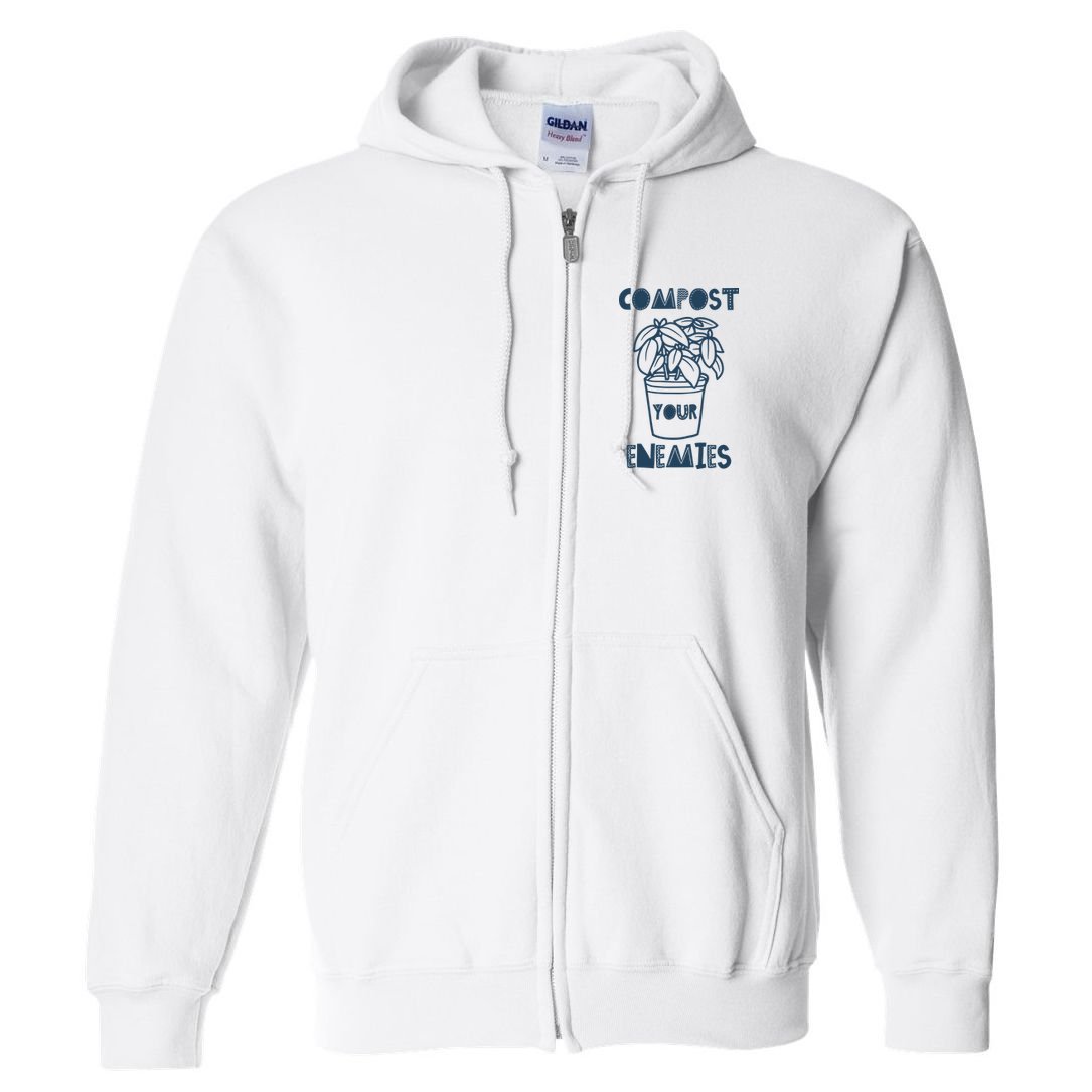 Compost Your Enemies Full Zip Hoodie