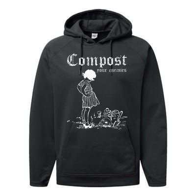 Compost Your Enemies Performance Fleece Hoodie