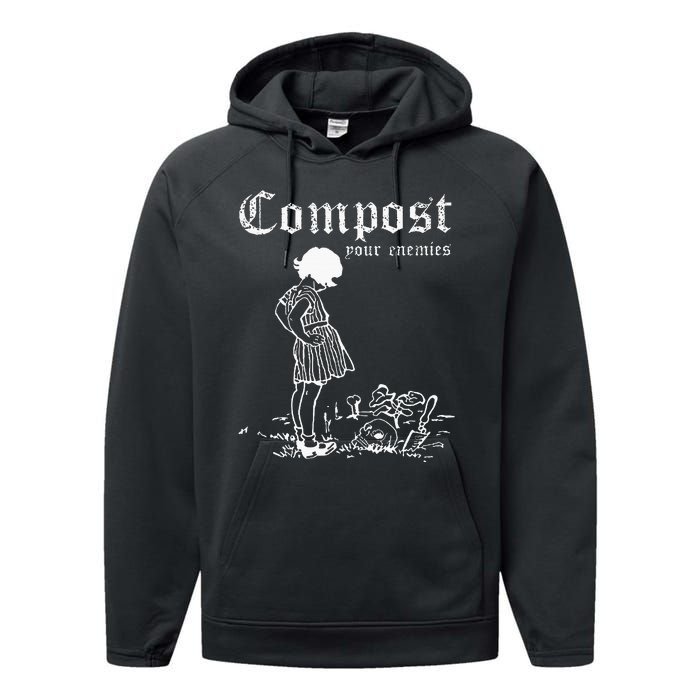 Compost Your Enemies Performance Fleece Hoodie