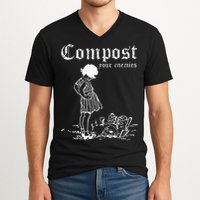 Compost Your Enemies V-Neck T-Shirt