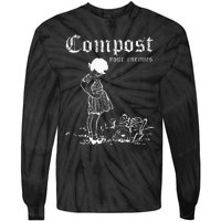 Compost Your Enemies Tie-Dye Long Sleeve Shirt