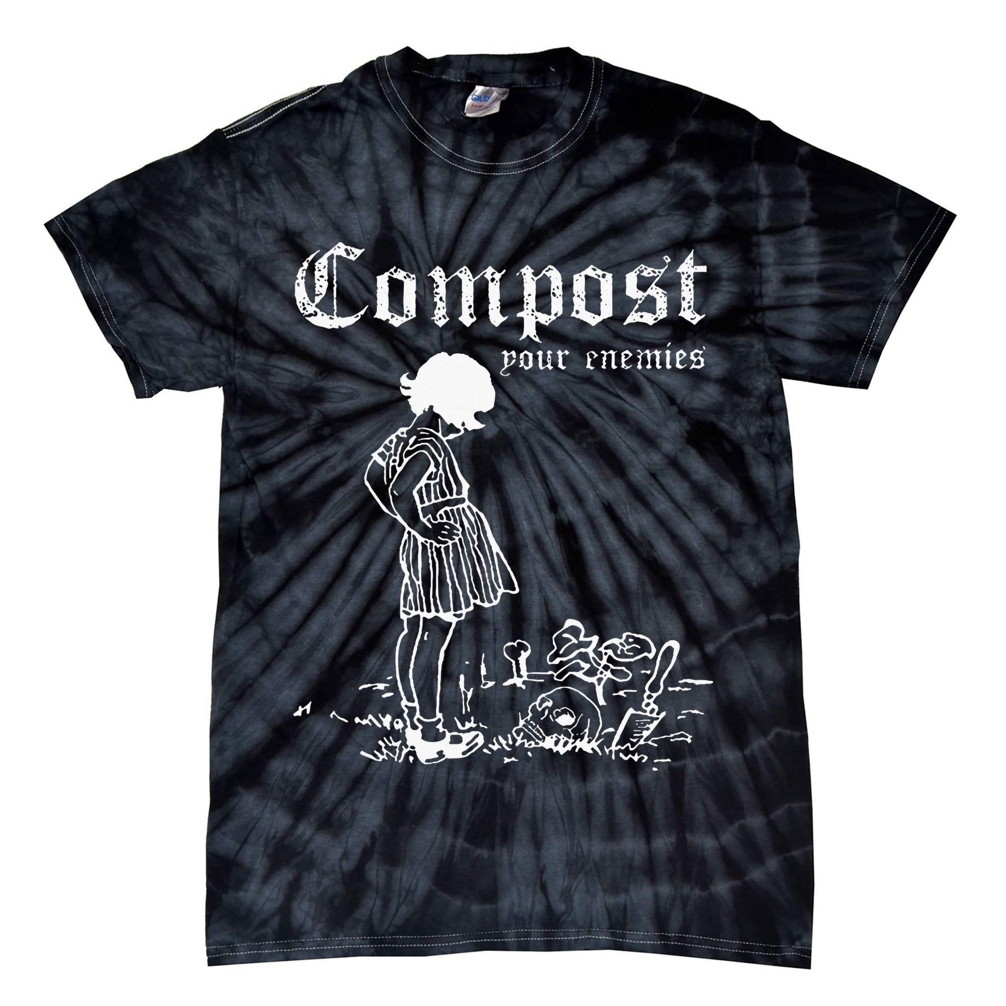 Compost Your Enemies Tie-Dye T-Shirt