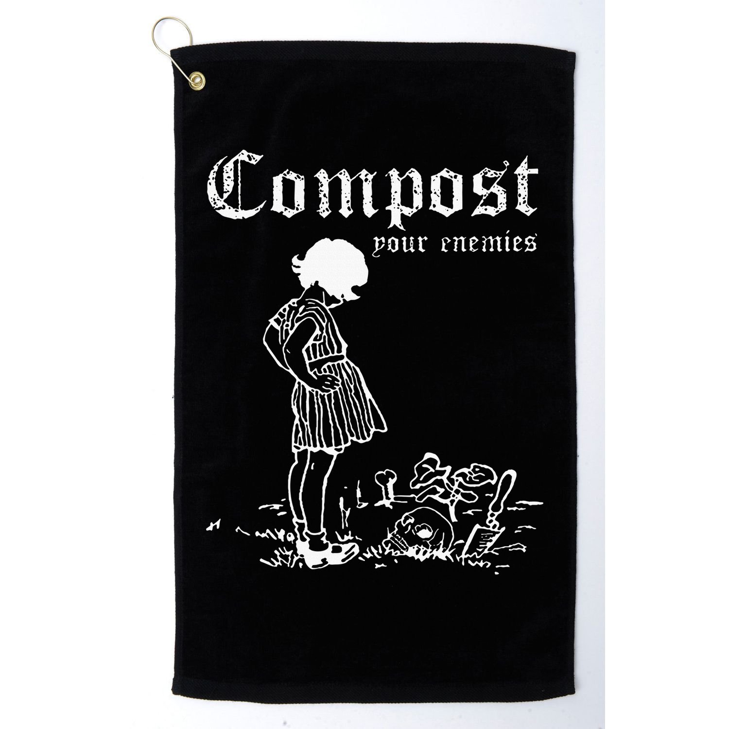 Compost Your Enemies Golf Towel