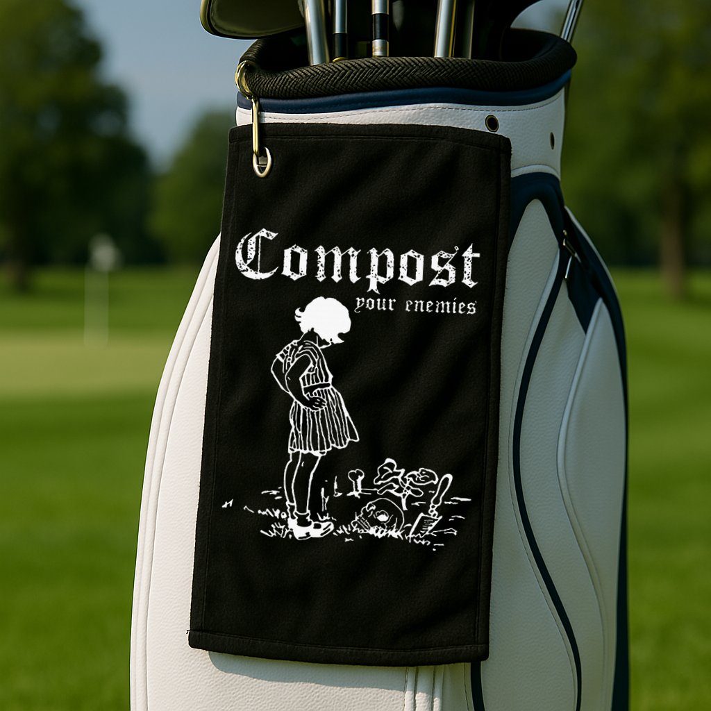 Compost Your Enemies Golf Towel