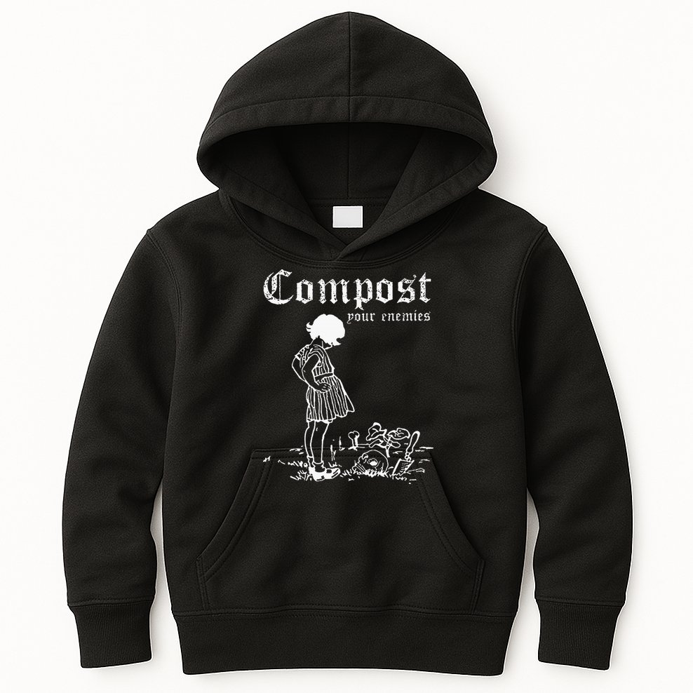 Compost Your Enemies Kids Hoodie
