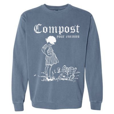 Compost Your Enemies Garment-Dyed Sweatshirt