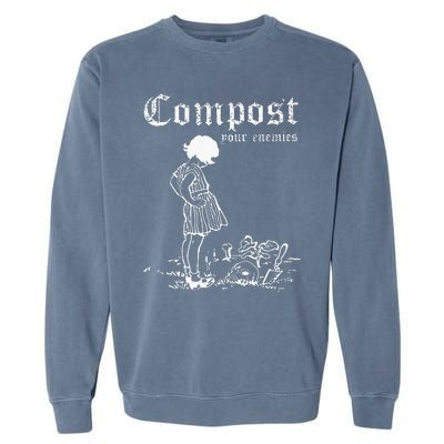 Compost Your Enemies Garment-Dyed Sweatshirt