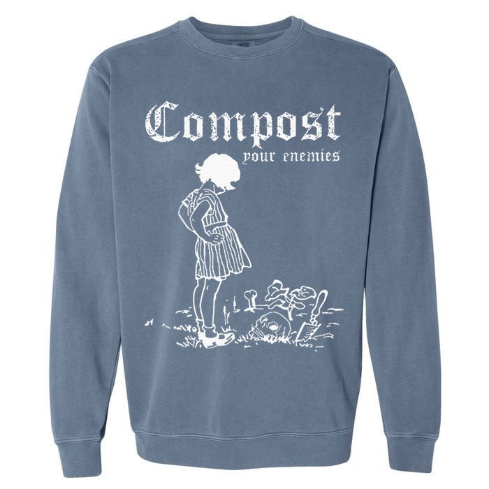 Compost Your Enemies Garment-Dyed Sweatshirt