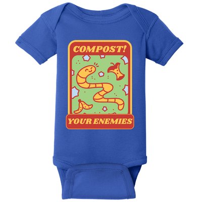 Compost Your Enemies Funny Garden Baby Bodysuit