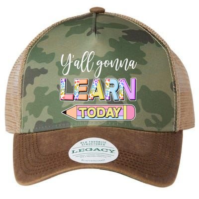 Cute Yall Gonna Learn Today Legacy Tie Dye Trucker Hat