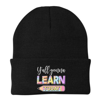 Cute Yall Gonna Learn Today Beanie