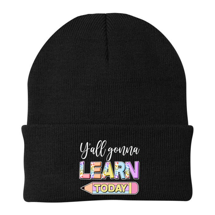 Cute Yall Gonna Learn Today Beanie