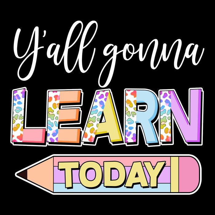 Cute Yall Gonna Learn Today 16 in Basic Backpack