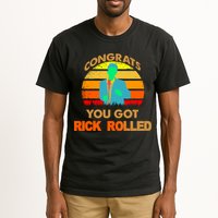 Congrats You Got Rick Rolled Meme Tall T-Shirt
