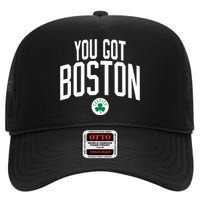 Celtics You Got Boston High Crown Mesh Back Trucker Hat