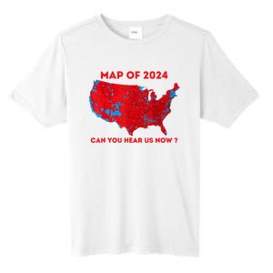 Can You Hear Us Now Map Of 2024 Usa County Election Tall Fusion ChromaSoft Performance T-Shirt