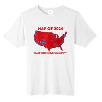 Can You Hear Us Now Map Of 2024 Usa County Election Tall Fusion ChromaSoft Performance T-Shirt